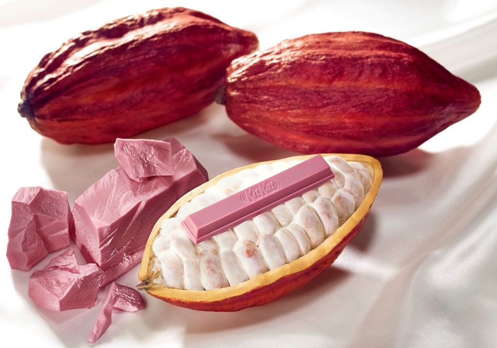 Nuevo KitKat rosa elaborado con chocolate Ruby Excelencias Gourmet